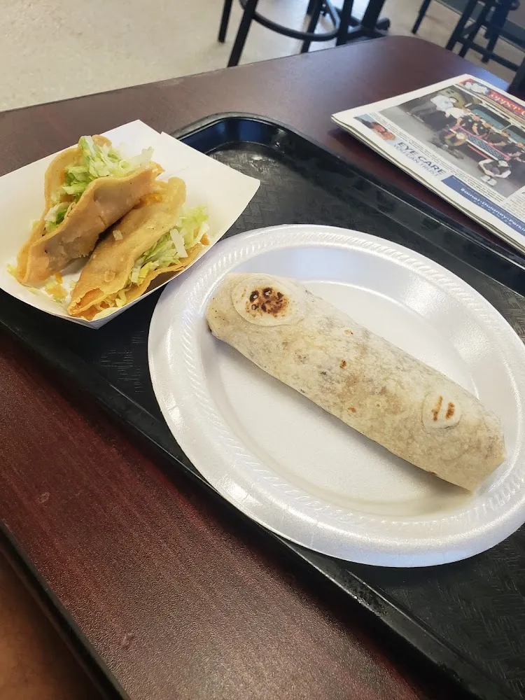 Green Chili Burrito Spicy