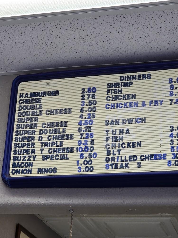 Buzzy's Drive-In Menu image 2